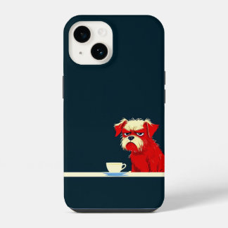 Grumpy Hund Coffee Time - Cute Minimalist Mobil Ca