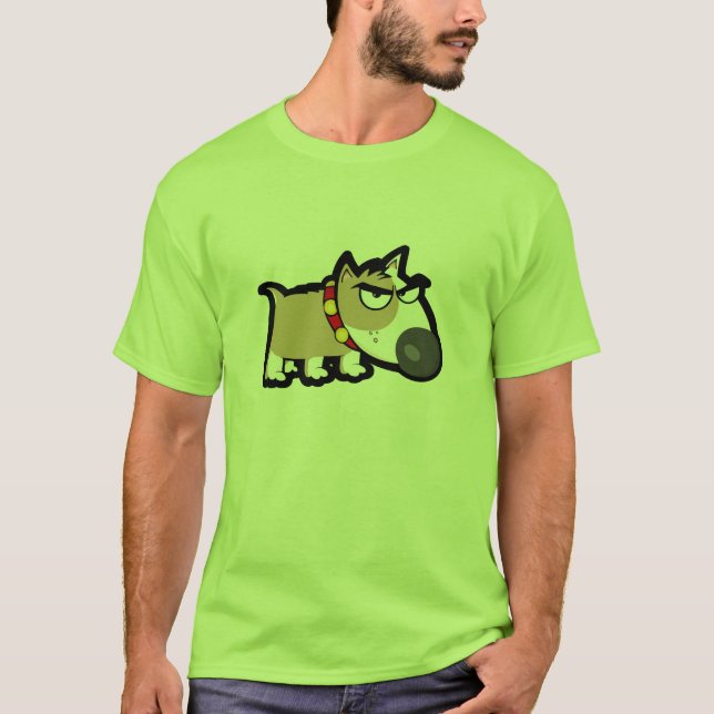 Grumpy hund; Grönt Tröja (Framsida)