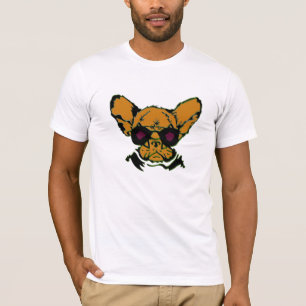 Grumpy hund med reflekterande glas, Rolig hund T Shirt