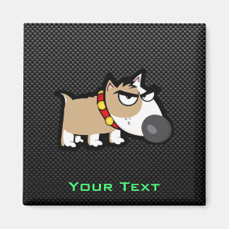 Grumpy Hund on Sleek Magnet