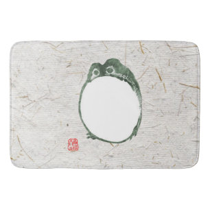 Grumpy Japanska Frog Toad 1800-talet Badrumsmatta