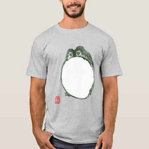 Grumpy Japanska Frog Toad 1800-talet T Shirt