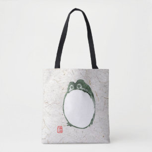 Grumpy Japanska Frog Toad 1800-talet Tygkasse