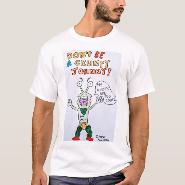 Grumpy Johnny T-Shirt (Framsida)