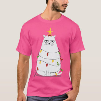 Grumpy jul Cat Gift Halloween Day Thanksgivi T Shirt