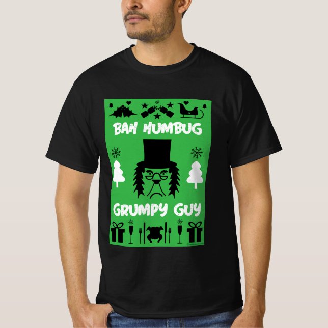Grumpy jul T-Shirt (Framsida)