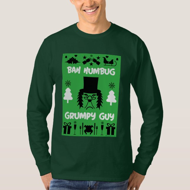 Grumpy jul t shirt (Framsida)