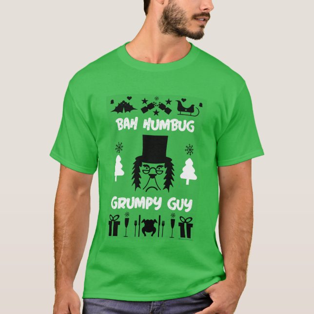 Grumpy jul t shirt (Framsida)