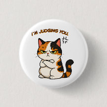Grumpy Kalico Katt - jag dömer dig