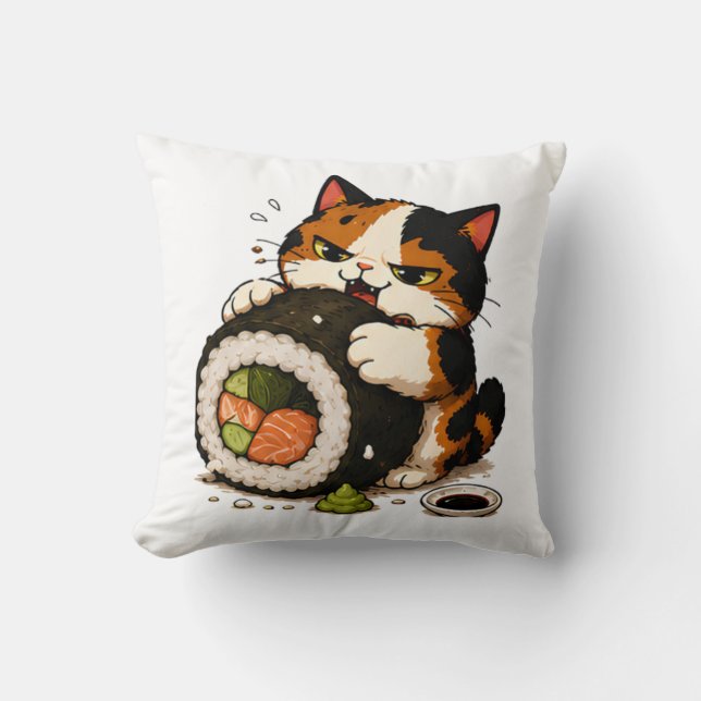Grumpy Kalikokattsushientusiast  Kudde (Framsida)