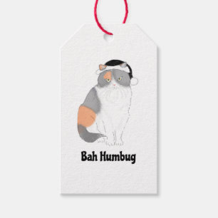 Grumpy Katie bah humbug julklapp märkre Presentetikett