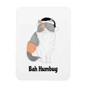 Grumpy Katie bah humbug julkylmagnet Magnet