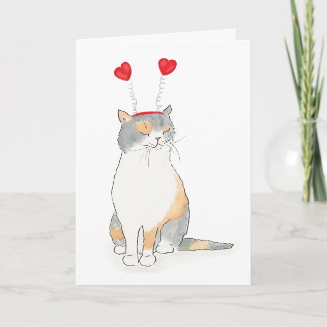 Grumpy Katie Valentines dagskort Helgkort (Framsida)