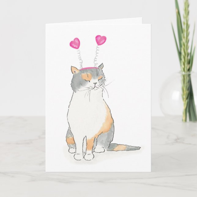 Grumpy Katie Valentines dagskort Kort (Framsida)