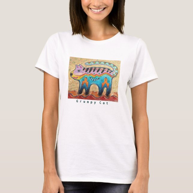 Grumpy katt tee (Framsida)