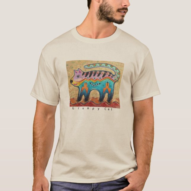 Grumpy katt tee (Framsida)