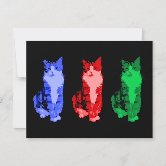 Grumpy kattpopinbjudan inbjudningar (Framsida)