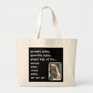 Grumpy kattunge, Grouchy kattunge, grrgrrgrr Jumbo Tygkasse