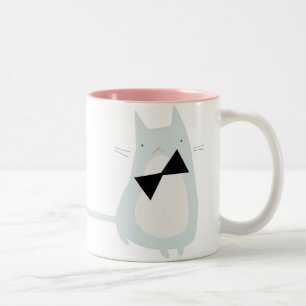 Grumpy kattungemugg Två-Tonad mugg