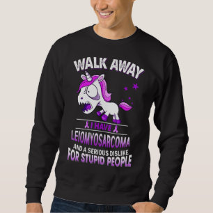 Grumpy Leiomyosarcoma Unicorn I have Leiomyosarcom Lång Ärmad Tröja