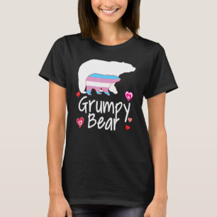 Grumpy Lgbt Bear Transgender Rainbow Lgbt Gay Lesb T Shirt