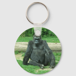 Grumpy Lowland Gorilla Nyckelring