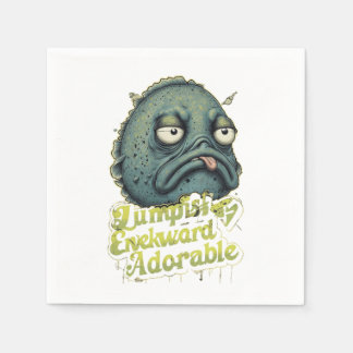 Grumpy Lumpfish Napkin Design Pappersservett