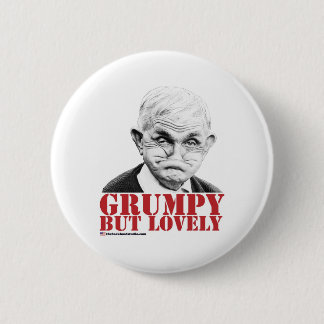 Grumpy men älskvärt knapp