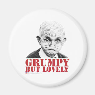 Grumpy men älskvärt magnet