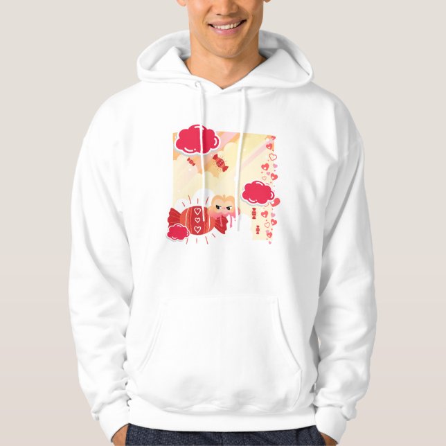Grumpy Moln Monster Godisdröm Hoodie (Framsida)