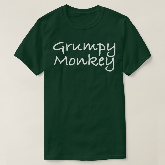 Grumpy Monkey T Shirt (Design framsida)