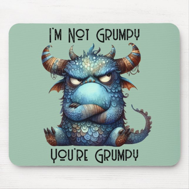 Grumpy Monster Musmatta (Framsidan)
