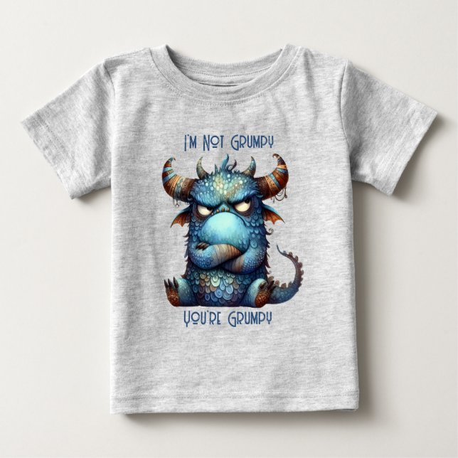 Grumpy Monster T Shirt (Framsida)
