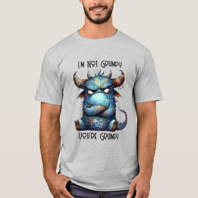 Grumpy Monster T Shirt (Framsida)