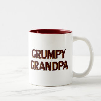 Grumpy morfar Två-Tonad mugg