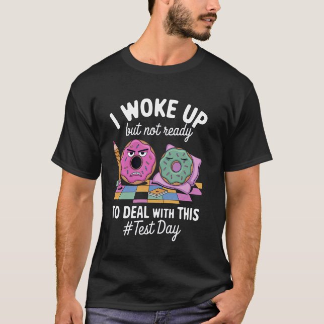 Grumpy Munk med penna för provdagen T Shirt (Framsida)