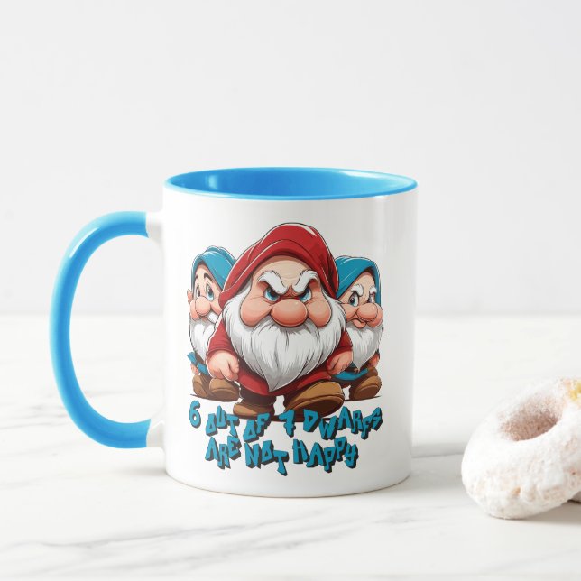 Grumpy och vänner mugg (Med munk)