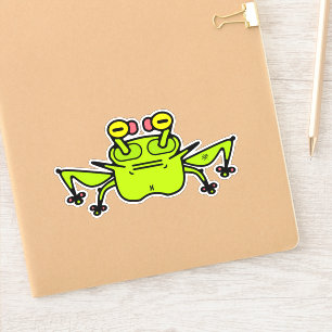 Grumpy odd groda toad v1 klistermärken
