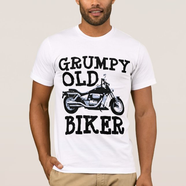 GRUMPY OLD BIKER, Motorcle T-Shirts (Framsida)