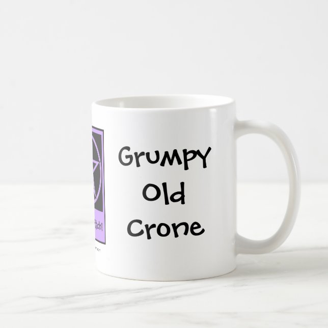 Grumpy Old Crone a Cheeky Witch Kopp/Mugg Kaffemugg (Höger)
