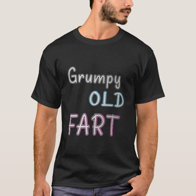 Grumpy Old Fart T T Shirt (Framsida)