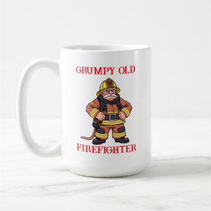 Grumpy Old Firefighter Kaffemugg