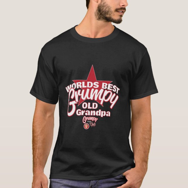 Grumpy Old Grandpa T Shirt (Framsida)