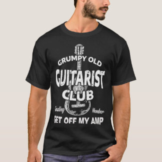 Grumpy Old Guitarist Klubbs T Shirt