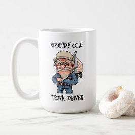 Grumpy Old Lastbil Driver Kaffemugg