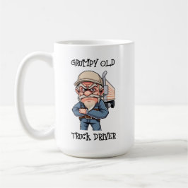 Grumpy Old Lastbil Driver Kaffemugg