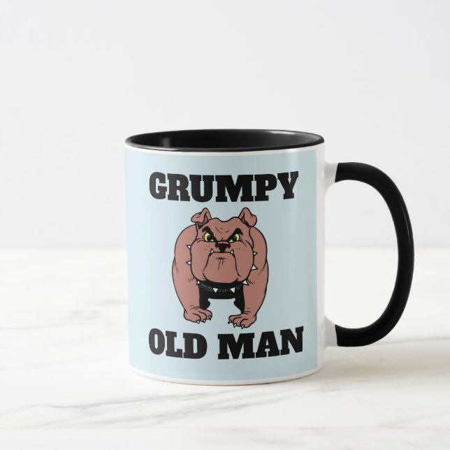 GRUMPY OLD MAN BULLDOG COFFEE MUGG (Höger)