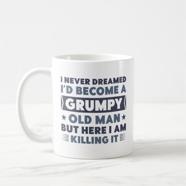 Grumpy Old Man Kaffemugg (Vänster)