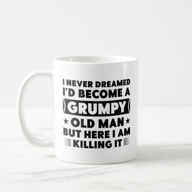 Grumpy Old Man Kaffemugg (Vänster)