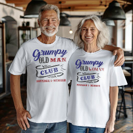 Grumpy Old Man Klubb Founder Member T Shirt